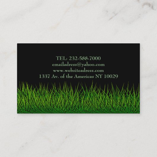 芝刈気にり機 名刺 (裏面)