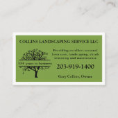 芝刈気にり造園名刺 名刺 (正面)