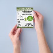 芝刈気にり造園草刈り チラシ (手)