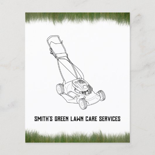 芝刈気にり造園草刈り チラシ (裏面)