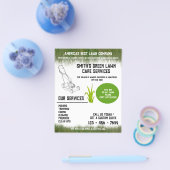 芝刈気にり造園草刈り チラシ (シングル)