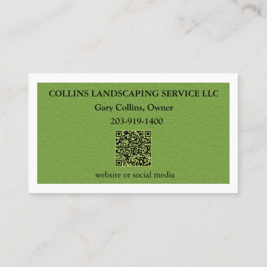 芝刈気にり造園 名刺 (裏面)