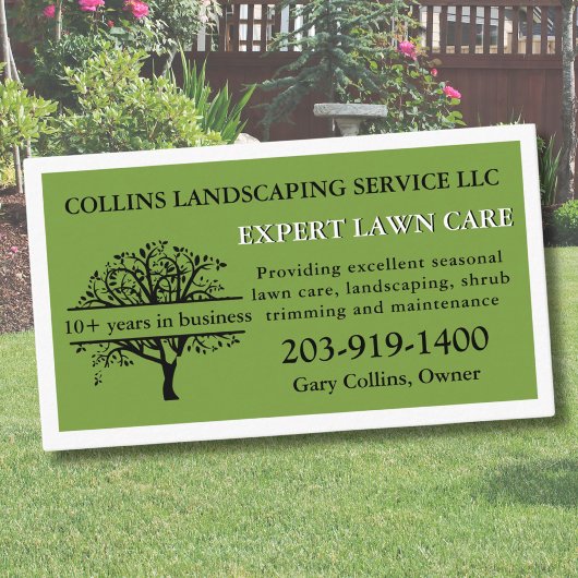 芝刈気にり造園 名刺