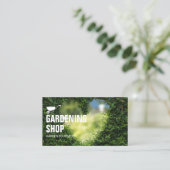 芝刈気に草刈りサービス 名刺 (スタンド正面)