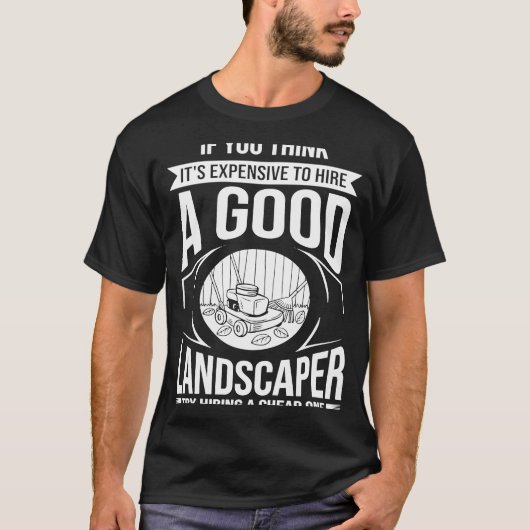 芝地気に刈り機 Tシャツ (正面)