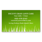 芝地気に紙 マグネット名刺 (正面)