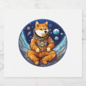 芝宇宙宇宙飛行士 スパークリングワインラベル (シングルラベル)