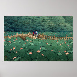 芝弁天神社の池 ポスター