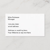 芝散水及び灌漑サービス 名刺 (裏面)