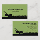 芝気に刈り名刺テンプレート 名刺 (正面/裏面)