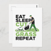 芝気に刈り家 ポストカード (正面/裏面)