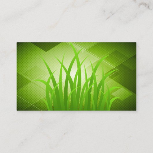 芝気に園造園名刺 名刺 (裏面)