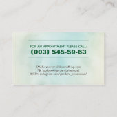 芝気に生整備業証 名刺 (裏面)