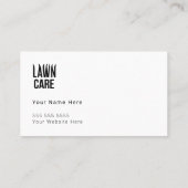 芝気に生横向き名刺 名刺 (裏面)