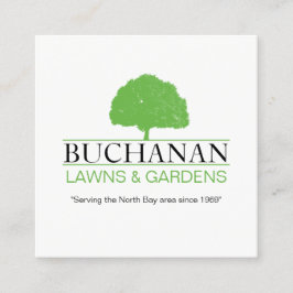 芝気に生·園芸用名刺 スクエア名刺