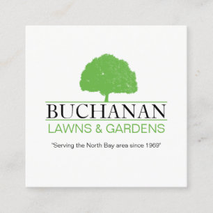 芝気に生·園芸用名刺 スクエア名刺