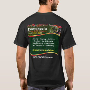 芝気に造園用草刈りTシャツ Tシャツ