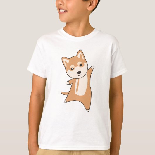 芝犬の子犬 Tシャツ (正面)