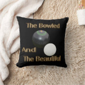 芝生おもしろいのボウルは美しいクッションをボウリング クッション (ブランケット)