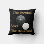 芝生おもしろいのボウルは美しいクッションをボウリング クッション (裏面)