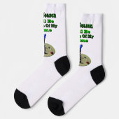 芝生おもしろいのボウル今季、クルーソックス ソックス (左)