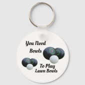 芝生おもしろいのボールに遊は鍵リン キーホルダー (裏面)