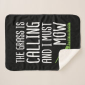 芝生おもしろいの刈り込み – 芝生が呼び出している シェルパブランケット (正面(横))