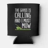 芝生おもしろいの刈り込み – 芝生が呼び出している 缶クーラー (正面)