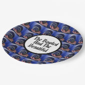 芝生おもしろいの椀は美しいデザインを踏み鳴らした ペーパープレート (アングル)