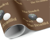 芝生おもしろいの椀は美しく ラッピングペーパー (ロールコーナー)