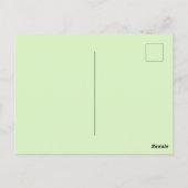 芝生おもしろいの椀レンジャー ポストカード (裏面)