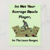 芝生おもしろいの椀レンジャー ポストカード (正面)