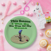 芝生おもしろいボウル今季、誕生日紙プレート ペーパープレート (パーティー)