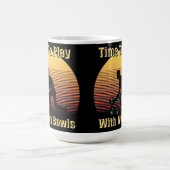 芝生おもしろいボウル遊時、魔法マグカップ モーフィングマグカップ (中央)