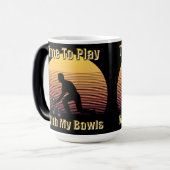 芝生おもしろいボウル遊時、魔法マグカップ モーフィングマグカップ (正面左)