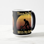 芝生おもしろいボウル遊時、魔法マグカップ モーフィングマグカップ (正面右)