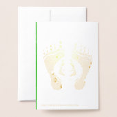 芝生おもしろい杯周年記念フォイルカード、カード 箔カード (裏面封筒付き)