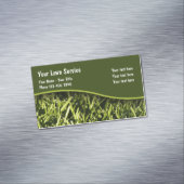 芝生および造園デザイン マグネット名刺 (インサイチュ)