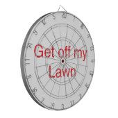 芝生から出る ダーツボード (正面左)