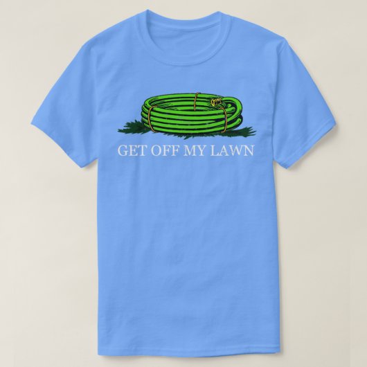 芝生から降りる Tシャツ (デザイン正面)