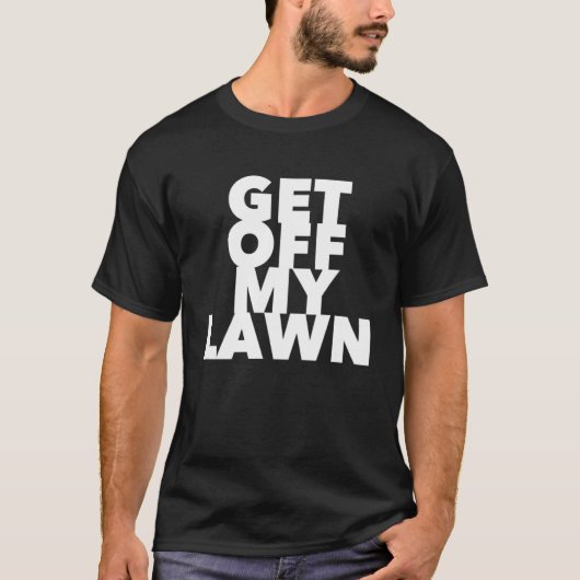 芝生から降りる Tシャツ (正面)
