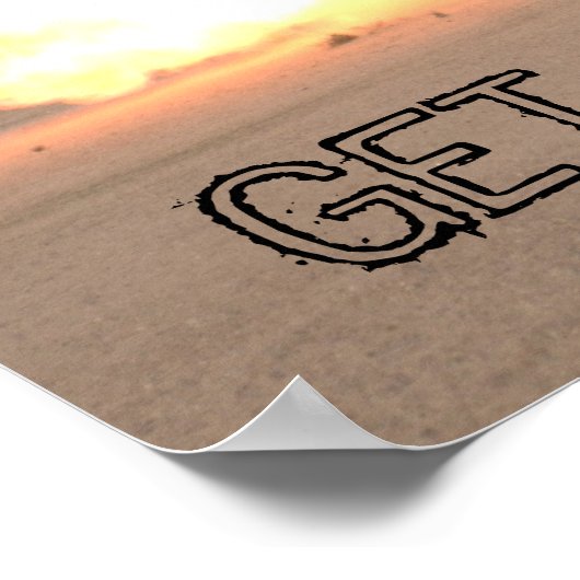 芝生から降りろ！ ポスター (角)