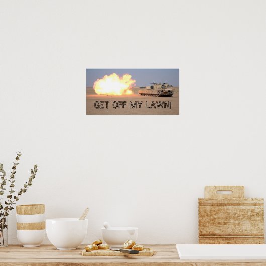 芝生から降りろ！ ポスター (キッチン)