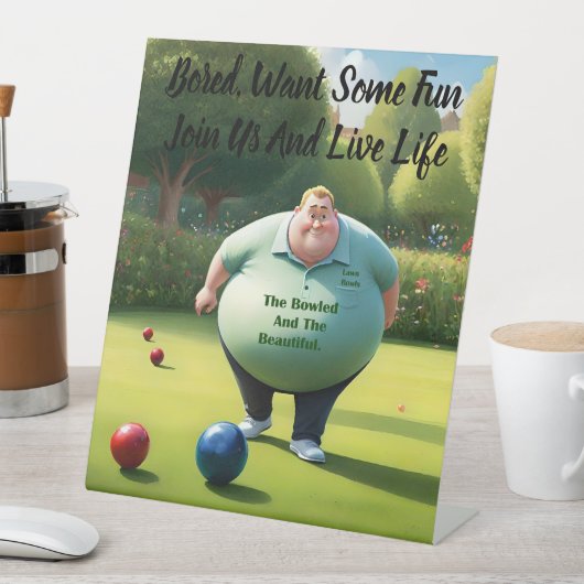 芝生すてきボウリングをする人、 クリケットの投手の男 台座サイン (インサイチュ)