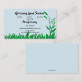 芝生とガーデンサービス 名刺 (正面/裏面)