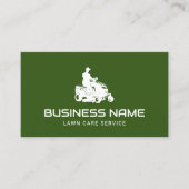 芝生と気に造園乗馬モーワープレーングリーン 名刺 (正面)