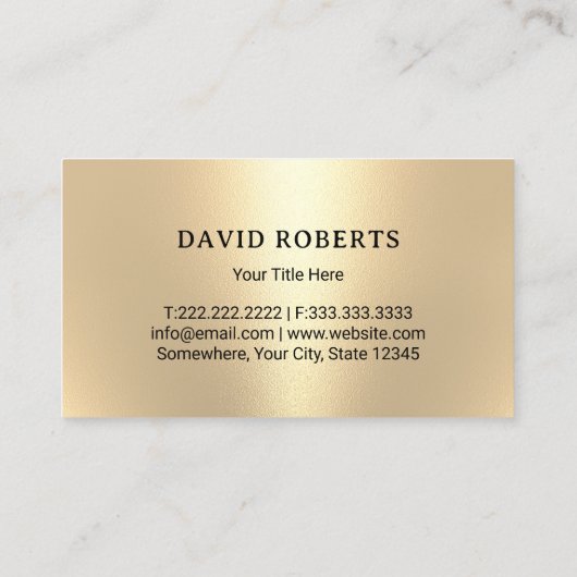 芝生と気に造園金ゴールドモーワーロゴレッド 名刺 (裏面)