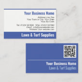 芝生と芝生はQRコードの名刺を提供 名刺 (正面/裏面)