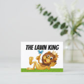 芝生と風景 名刺 (スタンド正面)