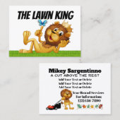 芝生と風景 名刺 (正面/裏面)